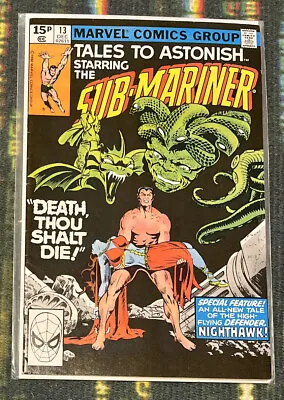 Buy Tales To Astonish Starring The Sub-Mariner #13 Marvel Comics 1980 SentInMailer • 3.99£