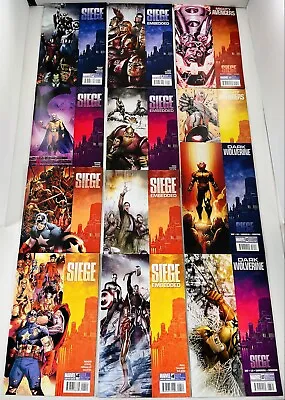 Buy Lot Of 45 Siege #1-4 / Embedded #1-4 Sets + 24 Tie-ins + 1 Shots Thor Avengers  • 55.96£