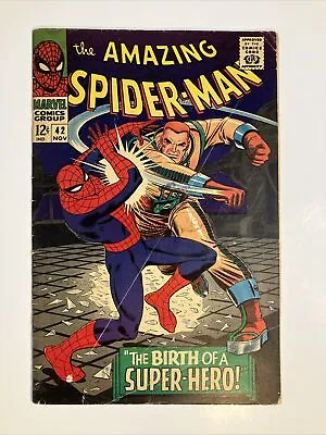 Buy Amazing Spider-Man #42 VG- 1st Appearance Mary Jane Watson! Marvel 1966 • 71.21£