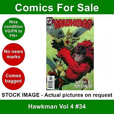 Buy DC Hawkman Vol 4 #34 Comic - VG/FN+ 01 January 2005 • 3.99£