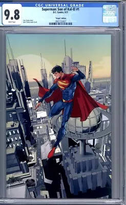 Buy Superman: Son Of Kal-El #1   1:50 Virgin Variant  DC Comics   1st Print  CGC 9.8 • 67.71£