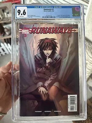 Buy Runaways #1 (Marvel, 2003) Many First Appearances! CGC 9.6 NM+ White Pages • 142.25£