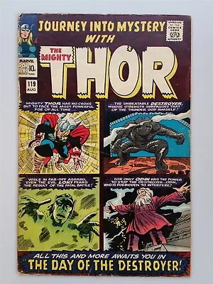 Buy Thor Journey Into Mystery #119 Vg (4.0) August 1965 Marvel Comics ** • 26.99£