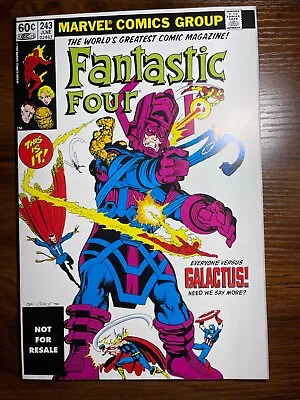 Buy FANTASTIC FOUR #243 1961 Marvel Legends VARIANT REPRINT HTF VERY RARE NM- • 39.46£