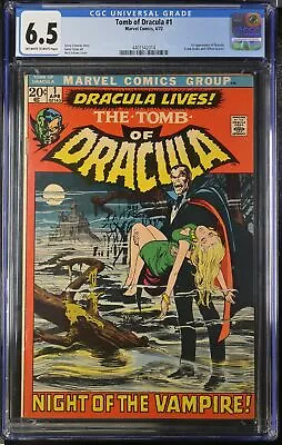 Buy Tomb Of Dracula (1972) #1 CGC FN+ 6.5 1st Appearance! Neal Adams Cover! • 279.03£