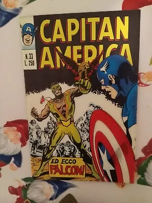 Buy Captain America 117 First Appearance Falcon Italian Edition 1974 Fn Rare • 80£