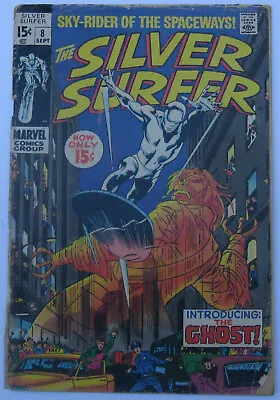 Buy Silver Surfer #8 (Sep 1969, Marvel), FR Condition (1.0) • 8£