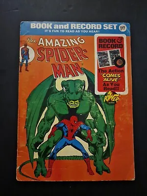 Buy The Amazing Spider-man Book And Record Set 1974 Marvel Pr24 • 16.95£