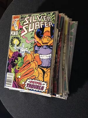 Buy The Silver Surfer 34 Comic Lot #4-70 1987 Including 1st Infinity Gauntlet All VF • 48.14£