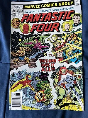 Buy Fantastic Four (Marvel, 1978) #183 VG Annihilus Thundra • 3.95£