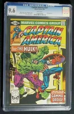 Buy Captain America #257 CGC 9.6 Hulk Vs Captain America • 118.58£