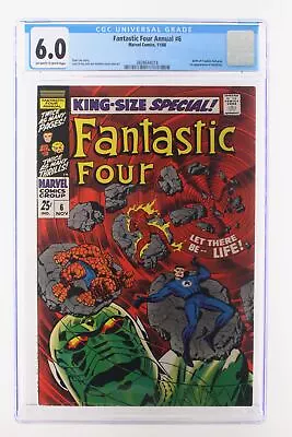 Buy Fantastic Four Annual #6 - Marvel Comics 1968 CGC 6.0 Birth Of Franklin Richards • 134.24£