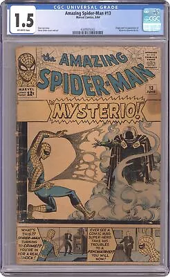Buy Amazing Spider-Man #13 CGC 1.5 1964 4389505002 1st App. Mysterio • 511.69£