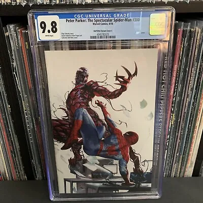 Buy CGC Graded 9.8 Peter Parker: The Spectacular Spider-Man #300 Dell'Otto Virgin C • 177.40£
