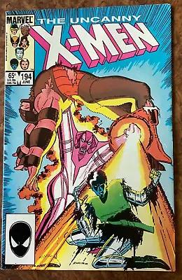 Buy Uncanny X-Men 194 VF/NM Chris Claremont John Romita Jr Juggernaut Marvel • 3.94£