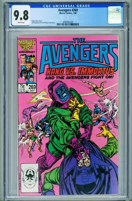 Buy Avengers #269 CGC 9.8 1986 KANG-Marvel Comic Book 3990902020 • 117.29£