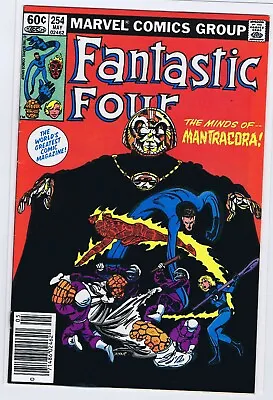 Buy Fantastic Four 254 7.0 Newstand  1st Mantracora Wk4 • 7.23£