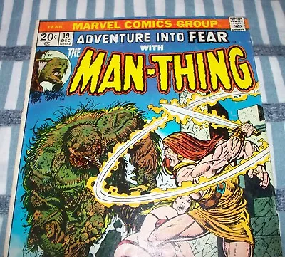 Buy Adventure Into FEAR #19 MAN-THING & Howard The Duck From Dec. 1973 In VG+ Con. • 135.42£