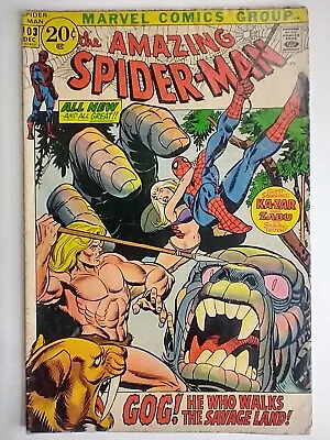 Buy Marvel Comics The Amazing Spider-Man #103 1st Appearance Of Gog FN/VF 7.0 • 43.06£