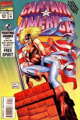Buy Captain America (1968) # 431 (4.0-VG) 1st App. Free Spirit, Price Tag On Cove... • 1.80£