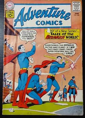 Buy Adventure Comics No. 285, June 1961, Superman Superboy Bizarro Baseball, Good • 23.98£
