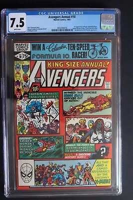 Buy Avengers Annual #10 Ms Marvel 1981 1st MADELYNE PRYOR ROGUE MCU Movies CGC 7.5 • 60.88£