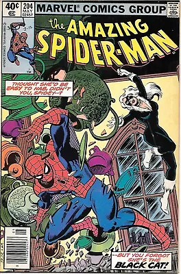 Buy The Amazing Spider-Man #204 Black Cat • 8.70£