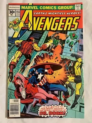 Buy Avengers #156 (1977)  Dr. Doom, Sub-mariner, Wonder Man | Newsstand | Vf/nm + • 11.99£
