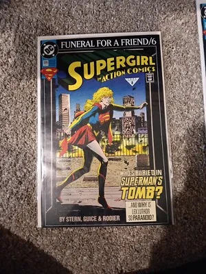 Buy Action Comics #686 Death Of Superman Crossover • 2.17£