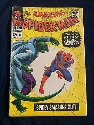 Buy Amazing Spider-Man #45 (1967)  3rd Lizard • 39.76£