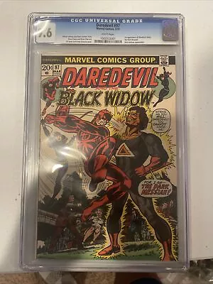 Buy Daredevil And The Black Widow 97 CGC 9.6 White Pages Key 1st Dark Messiah • 139.92£