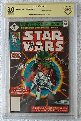 Buy Star Wars #1 (Marvel, 7/77) CBCS 3.0 GD/VG (Signature: HOWARD CHAYKIN) • 236.39£