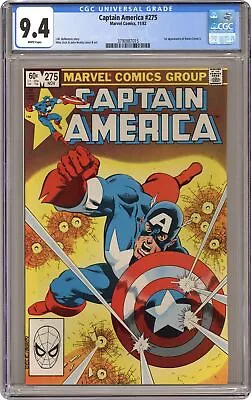 Buy Captain America #275 CGC 9.4 1982 3790987015 1st App. Second Baron Zemo • 47.44£
