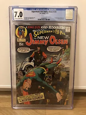 Buy Superman’s Pal Jimmy Olsen 134 - CGC 7.0 OW/W, DC Key 1st Darkseid, No Reserve • 75£