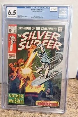 Buy Silver Surfer #12 (1970) CGC 6.5,Off White/White Pgs Abomination App  • 70.96£