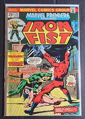 Buy Marvel Premiere Featuring Iron Fist Comic #23 August 1975 Vf- • 7.90£
