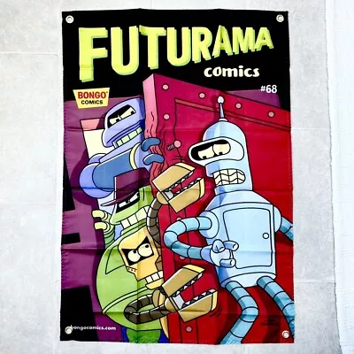 Buy Futurama Display Poster Bongo Comics Promo Vintage Rare The Simpsons Merchandise • 22.49£