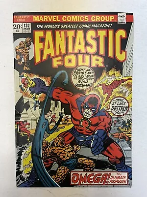 Buy FANTASTIC FOUR #132 MEDUSA INHUMANS OMEGA 1973 Bronze Age Marvel Comics • 7.86£