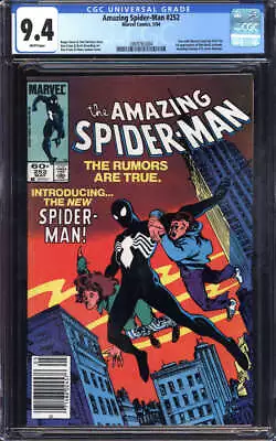 Buy Amazing Spider-man #252 Cgc 9.4 White Pages // 1st App Black Suit Marvel 1984 • 265.05£