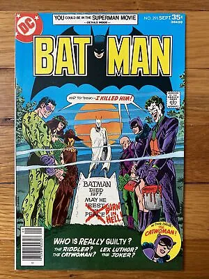 Buy Batman 291 Classic Rogue's Gallery Villain Cover Jim Aparo Joker Catwoman 1977 • 43.50£