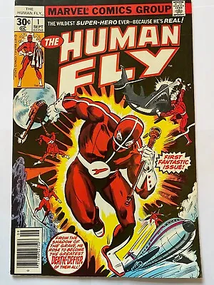 Buy THE HUMAN FLY #1 US Cents Marvel Comics 1977  VF • 12.95£