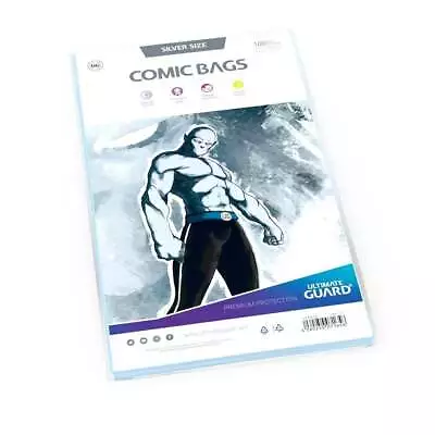 Buy Ultimate Guard 100 Standard Silver Age Comic Book Storage Bags • 7.95£