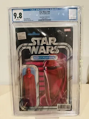 Buy Star Wars #49 Action Figure Variant Cover CGC 9.8 • 59.96£