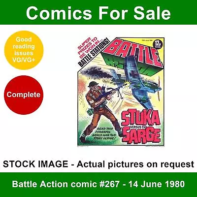 Buy Battle Action Comic #267 - 14 June 1980 - VG/VG+ • 2.99£
