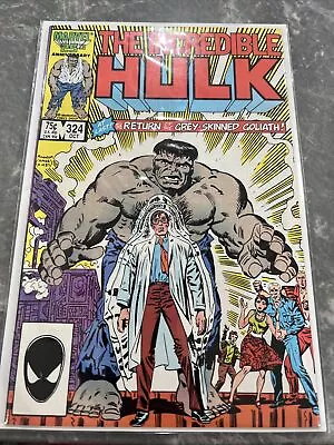 Buy Marvel THE INCREDABLE HULK (1986) #324 GREY HULK  KIRBY HOMAGE • 12.67£