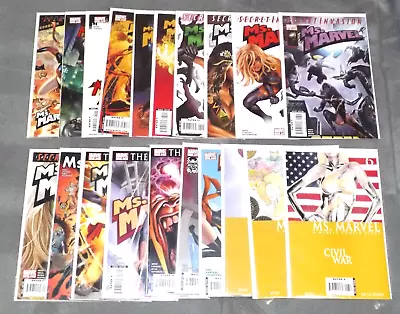 Buy MS. MARVEL Volume 2 NM 2006 Lot #6-41 (inc) 20 Issues Variant Special Captain • 39.58£