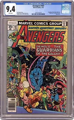Buy Avengers #167 CGC 9.4 1978 4241272019 • 98.83£