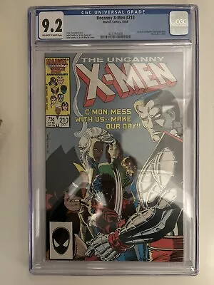 Buy Uncanny X-Men #210 CGC 9.2 1986 • 39.53£
