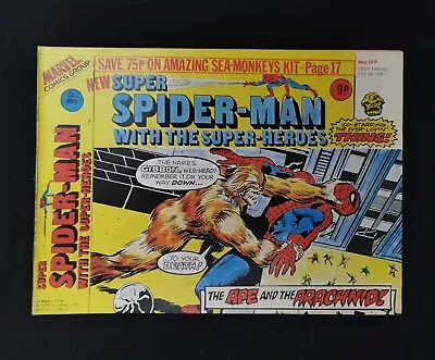 Buy Super Spider-man With The Super-Heroes No. 159 1976 - - Classic Marvel Comics • 9.99£