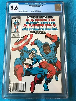 Buy Captain America #334 - Marvel - CGC 9.6 NM+ - 1st App Lemar Hoskins As Bucky • 87.35£